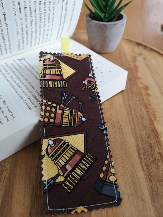 Fabric Bookmark - Dr Who