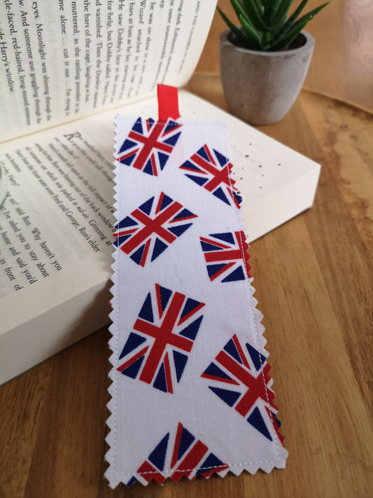 Fabric Bookmark - Union Flag